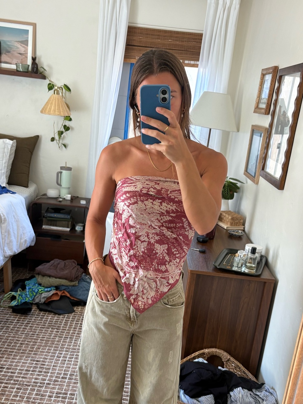 Scarf top